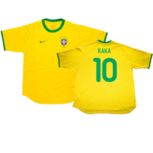 Brazil 2000-02 home Shirt (Excellent) (Kaka 10)_0