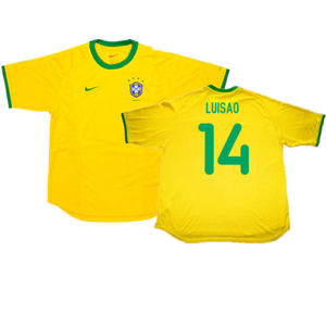 Brazil 2000-02 Home Shirt (L) (Very Good) (Luisao 14)_0