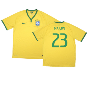 Brazil 2014-15 Home Shirt (Excellent) (Maicon 23)_0