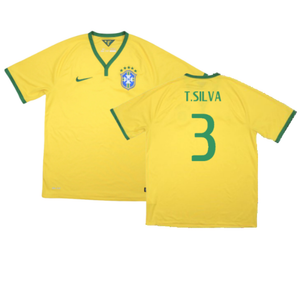 Brazil 2014-15 Home Shirt (Excellent) (T.Silva 3)_0