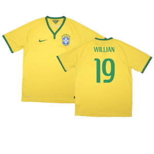 Brazil 2014-15 Home Shirt (Excellent) (Willian 19)_0