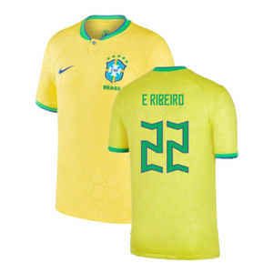 Brazil 2022-23 Home Shirt (Baby) (3-6 months) (Excellent) (E Ribeiro 22)_0