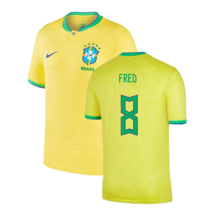 Brazil 2022-23 Home Shirt (Baby) (3-6 months) (Excellent) (Fred 8)