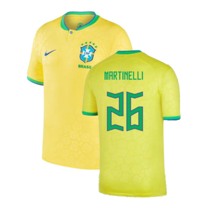 Brazil 2022-23 Home Shirt (Baby) (3-6 months) (Excellent) (Martinelli 26)_0