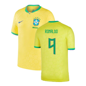 Brazil 2022-23 Home Shirt (Baby) (3-6 months) (Excellent) (Ronaldo 9)_0