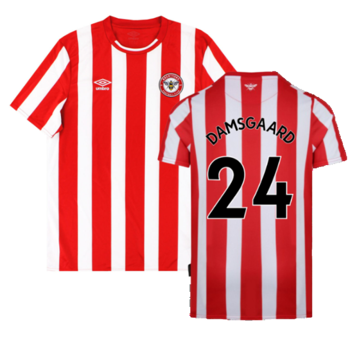 Brentford 2021-23 Home Shirt (L) (Mint) (DAMSGAARD 24)