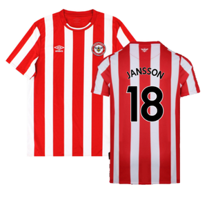 Brentford 2021-23 Home Shirt (S) (Excellent) (JANSSON 18)_0