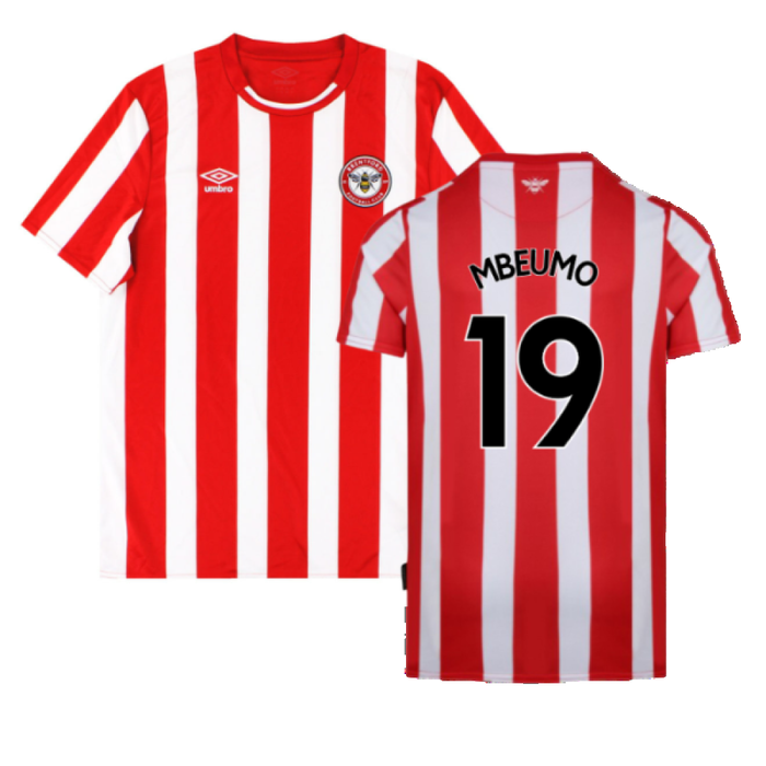 Brentford 2021-23 Home Shirt (XXL) (Mint) (MBEUMO 19)