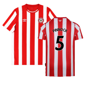 Brentford 2021-23 Home Shirt (M) (Mint) (PINNOCK 5)_0