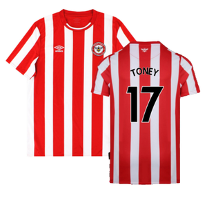 Brentford 2021-23 Home Shirt (XL) (Mint) (TONEY 17)_0