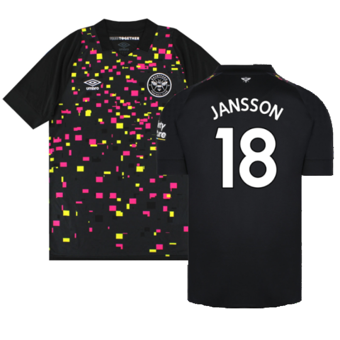 Brentford 2022-23 Third Shirt (Sponsorless) (S) (Excellent) (JANSSON 18)