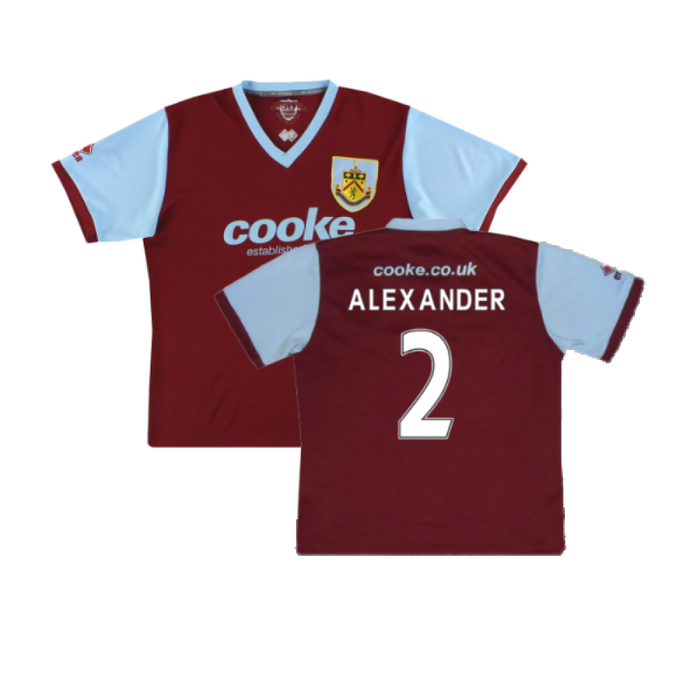 Burnley 2009-10 Home Shirt (XL) (Excellent) (Alexander 2)