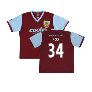 Burnley 2009-10 Home Shirt (XL) (Excellent) (Fox 34)_0