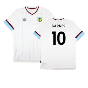 Burnley 2021-22 Away Shirt (Sponsorless) (S) (Mint) (BARNES 10)_0