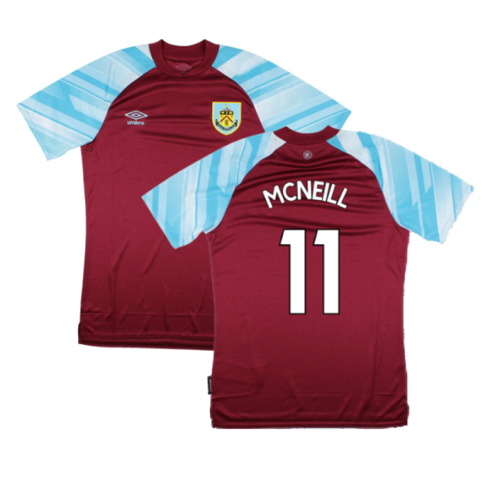 Burnley 2021-22 Home Shirt (Sponsorless) (S) (McNEILL 11) (Mint)