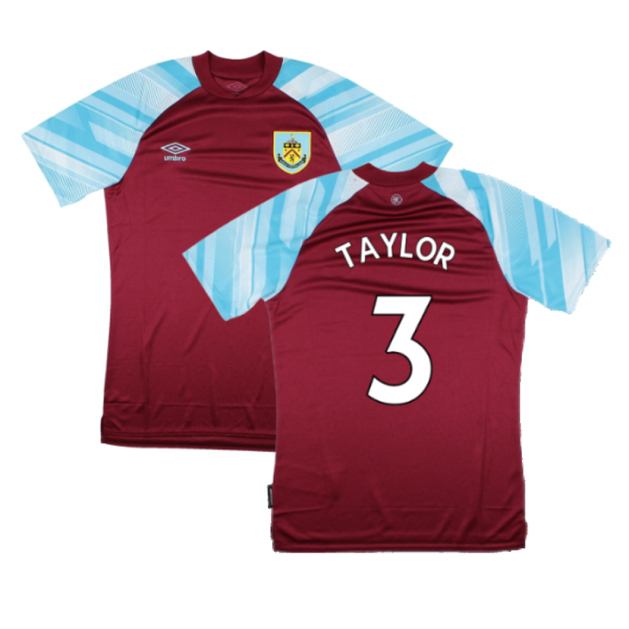 Burnley 2021-22 Home Shirt (Sponsorless) (XL) (TAYLOR 3) (Mint)