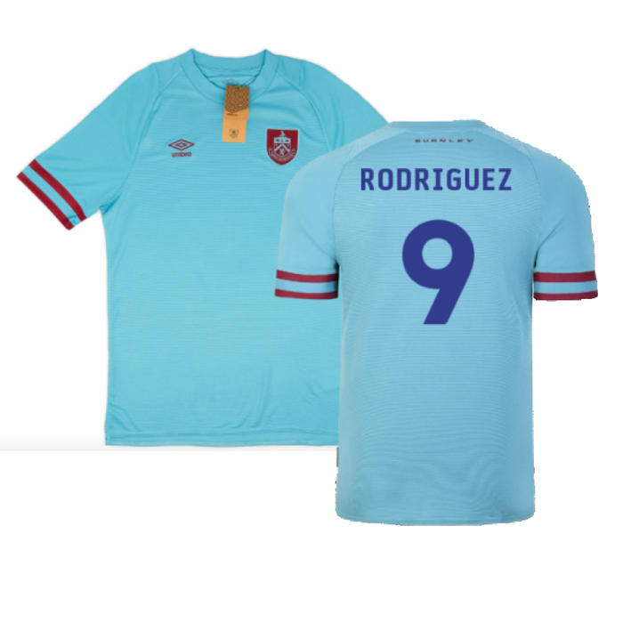 Burnley 2022-23 Away Shirt (Sponsorless) (XXL) (Excellent) (RODRIGUEZ 9)