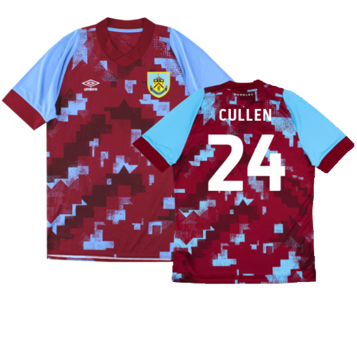 Burnley 2022-23 Home Shirt (M) (Mint) (CULLEN 24)