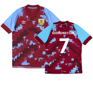 Burnley 2022-23 Home Shirt (M) (Mint) (GUDMUNDSSON 7)_0