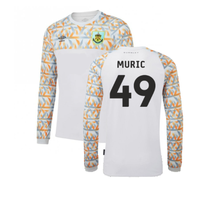 Burnley 2022-23 Long Sleeve Goalkeeper Third Shirt (L) (Fair) (Muric 49)