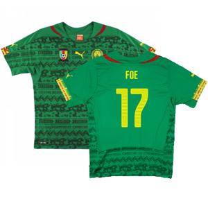 Cameroon 2014-15 Home Shirt (Mint) (Foe 17)_0