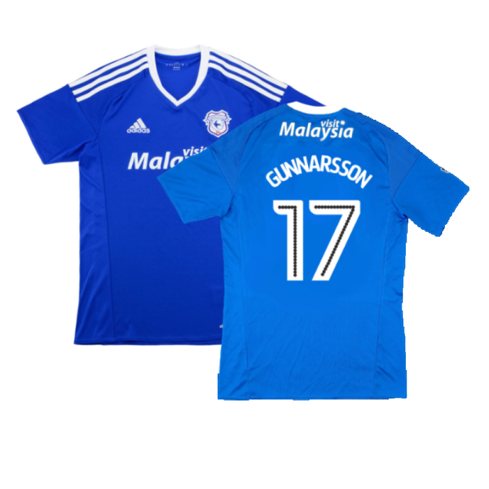 Cardiff 2016-17 Home Shirt (Excellent) (Gunnarsson 17)