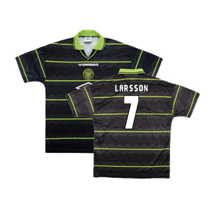 Celtic 1998-99 Away Shirt (M) (Excellent) (Larsson 7)