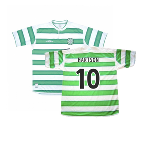 Celtic 2003-04 Home Shirt (M) (Very Good) (Hartson 10)_0