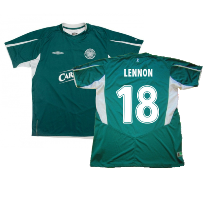 Celtic 2004-05 Away Shirt (XL Boys) (Very Good) (Lennon 18)