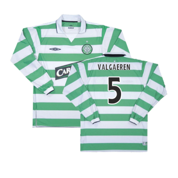 Celtic 2004-05 Home Long Sleeve Shirt (XXL) (Excellent) (Valgaeren 5)