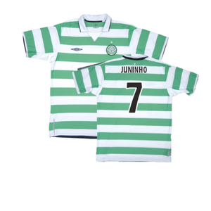 Celtic 2004-05 Home Shirt (Excellent) (Juninho 7)_0