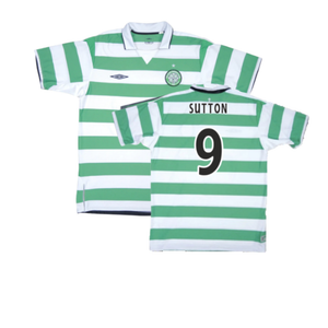 Celtic 2004-05 Home Shirt (Excellent) (Sutton 9)_0