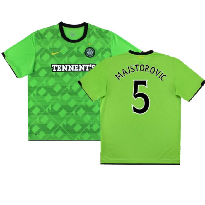 Celtic 2010-11 Away Shirt (L) (Mint) (Majstorovic 5)