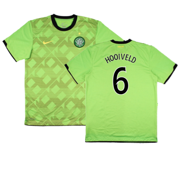 Celtic 2010-11 Away Shirt (Sponsorless) (M) (Very Good) (Hooiveld 6)