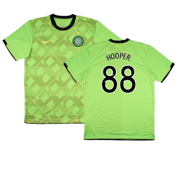 Celtic 2010-11 Away Shirt (Sponsorless) (M) (Excellent) (Hooper 88)