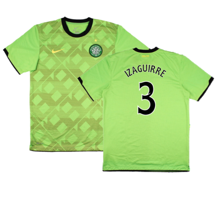 Celtic 2010-11 Away Shirt (Sponsorless) (M) (Excellent) (Izaguirre 3)