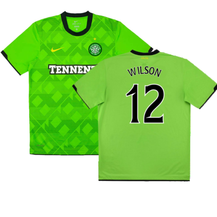 Celtic 2010-11 Away Shirt (XL) (Mint) (Wilson 12)