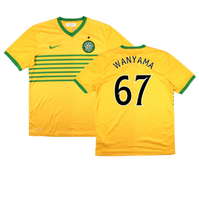 Celtic 2013-14 Away Shirt (Sponsorless) (M) (Very Good) (Wanyama 67)