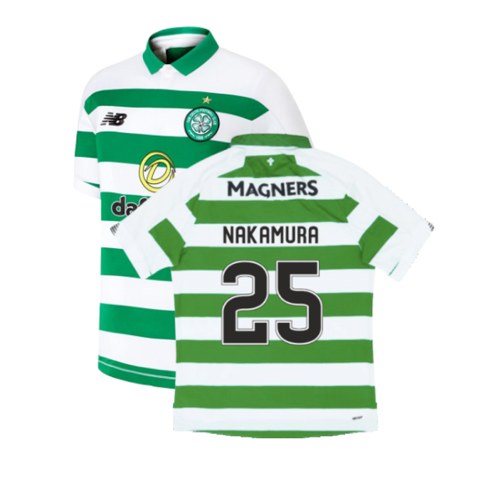 Celtic 2019-20 Home Shirt (Excellent) (Nakamura 25)