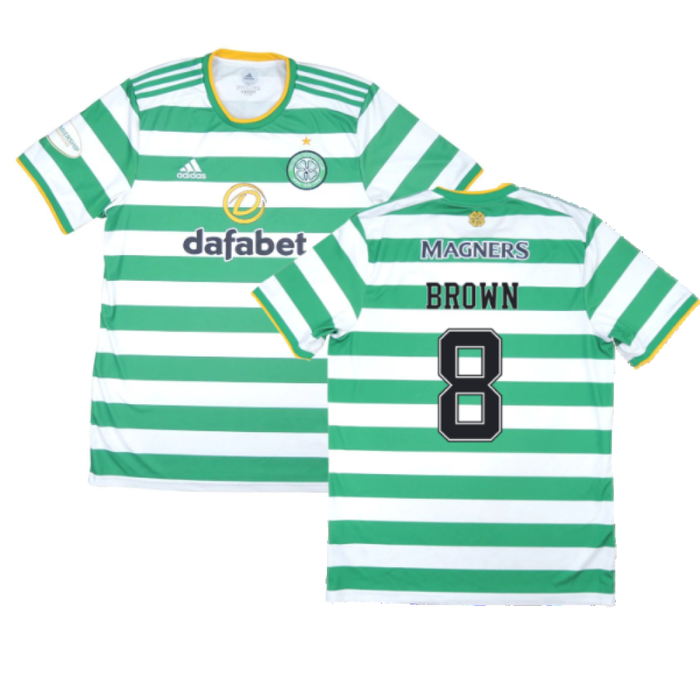 Celtic 2020-21 Home Shirt (XL) (Mint) (BROWN 8)