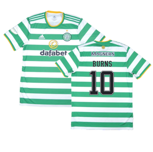 Celtic 2020-21 Home Shirt (XL) (Mint) (BURNS 10)_0