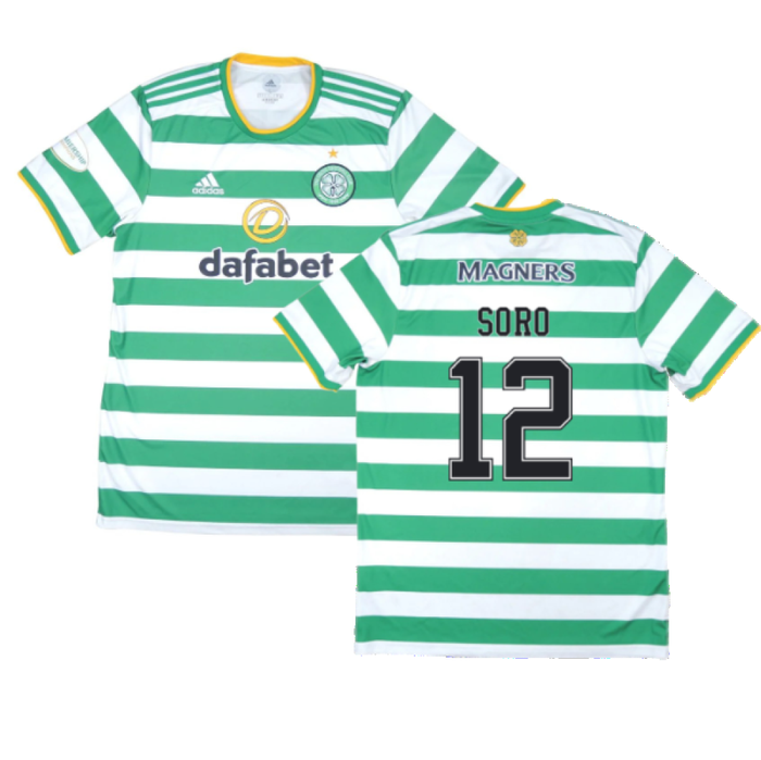 Celtic 2020-21 Home Shirt (XL) (Mint) (SORO 12)