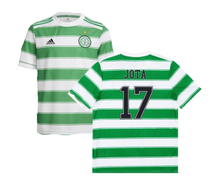 Celtic 2021-22 Home Shirt (Sponsorless) (L) (JOTA 17) (Good)