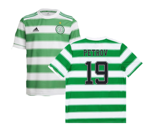 Celtic 2021-22 Home Shirt (Sponsorless) (L) (PETROV 19) (Good)_0