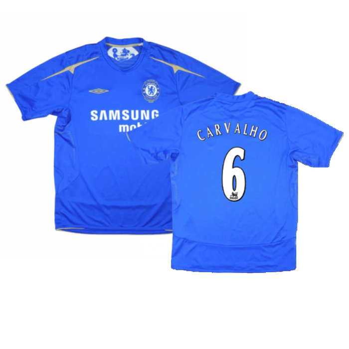 Chelsea 2005-06 Home (XL)  (Carvalho 6) (Excellent)