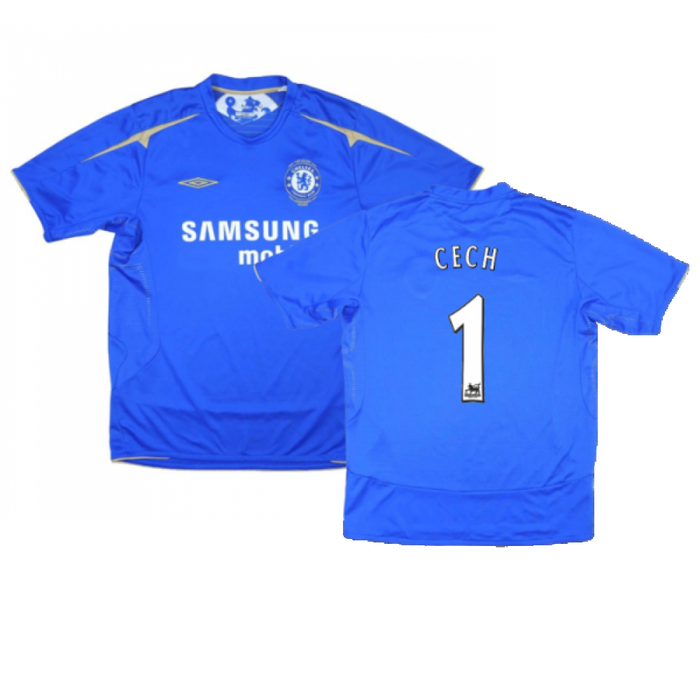 Chelsea 2005-06 Home (XL)  (Cech 1) (Excellent)