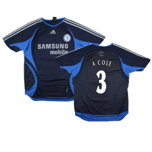 Chelsea 2006-07 Adidas Training Shirt (L) (A Cole 3) (Excellent)_0