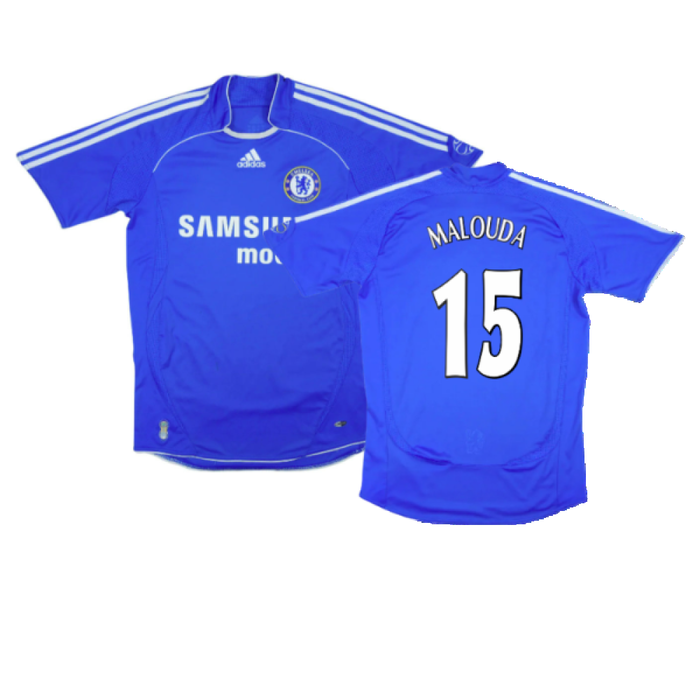 Chelsea 2006-08 Home Shirt (M) (Very Good) (Malouda 15)