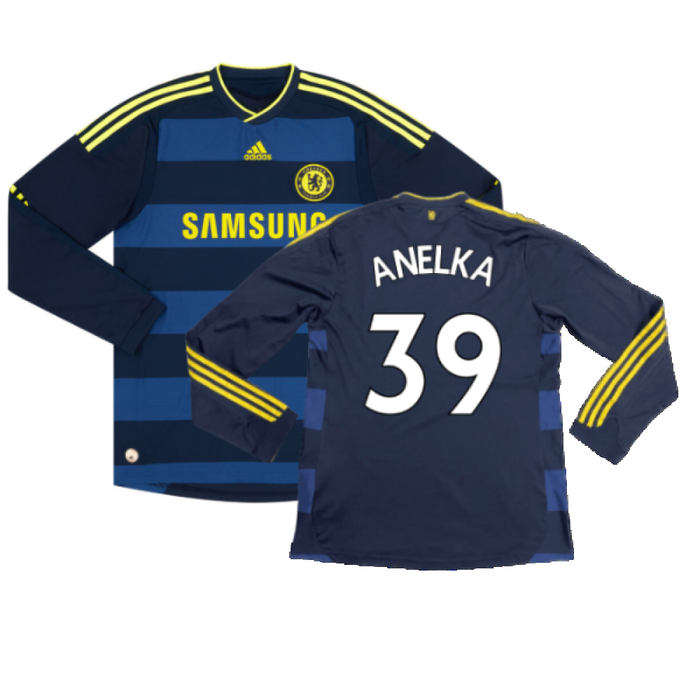 Chelsea 2009-10 Long Sleeve Away Shirt (Excellent) (Anelka 39)