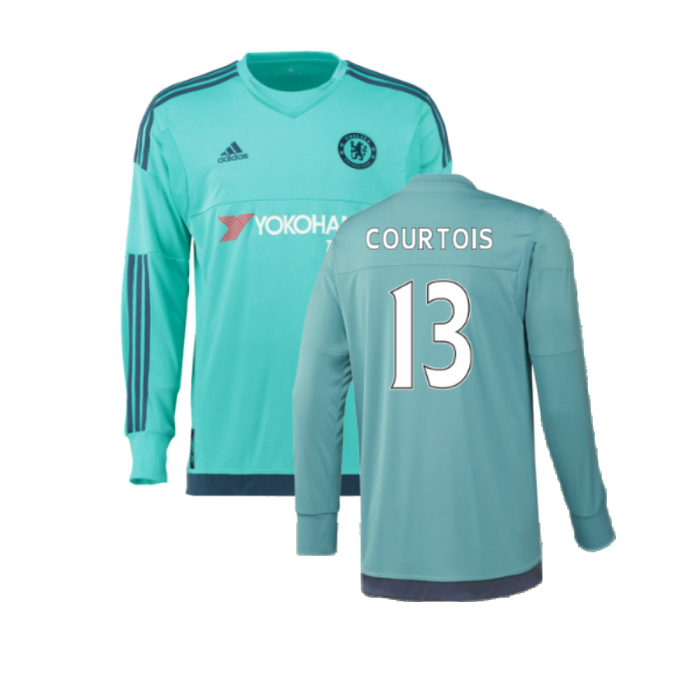 Chelsea 2015-16 Long Sleeve Goalkeeper Home Shirt (M) (Very Good) (Courtois 13)